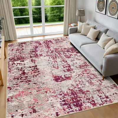 Immagine prodotto di Tappeto moderno astratto, 140 x 200 cm, lavabile