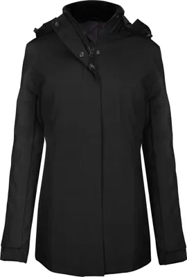 Produktbild von Kariban | K6108 Parka damska, rozmiar:3XL, kolor:Czarny