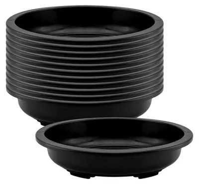 Immagine prodotto di Omgoods - Set di 12 vasi ovali per bonsai - Vaso in plastica per interni ed esterni
