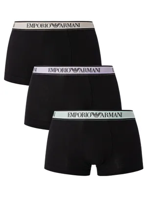 Produktbild von Emporio Armani 3 Packungsstämme, Schwarz L