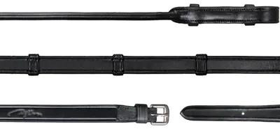 Produktbild von Dyon Dressurzügel mit rundem Leder u. 7 Lederstegen