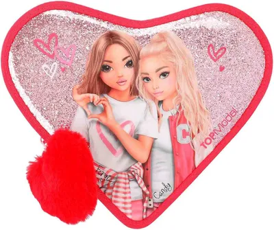 Produktbild von DEPESCHE Federmäppchen befüllt TOPModel ONE LOVE rot 19-teilig, 25,0 cm