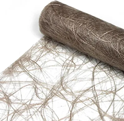Produktbild von DecoHomeTextil Sizoweb® Tischläufer Tischband Dekoration Dekor Breite 30 cm Rollenlänge und Farbe wählbar Sand Natur 30 cm x 500 cm