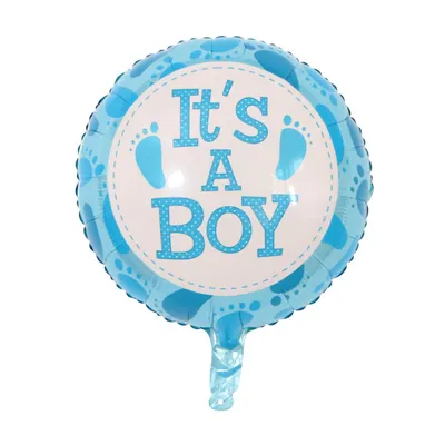 Immagine prodotto di Folienballon Baby Boy, rund - È un maschietto, ca. 45 cm