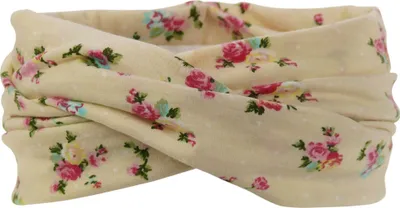 Produktbild von Damen Haarband oder Stirnband in 5 Farben mit Blumen