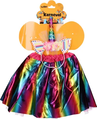 Zdjęcie produktu dla Zestaw karnawałowy - kolorowy jednorożec
