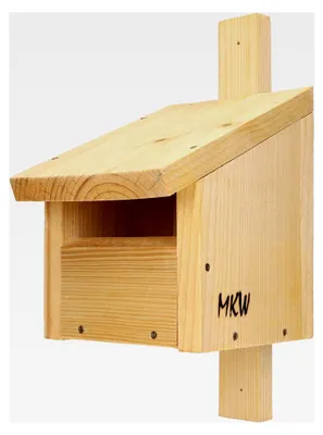 Produktbild von Nistkästen für Hausrotschwänze - Stabiler Nistkasten für Wildvögel und Gartenvögel - Vogelhaus aus Nadelholz - Wetterfest und langlebig für den Außenbereich mit Einflugloch
