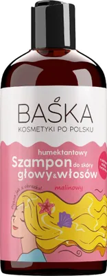 Obrázok produktu pre BAŚKA Cosmetics Po Polsku Hydratačný šampón na vlasy – malina 500 ml