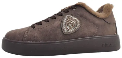 Productafbeelding van Blauer USA Damenschuhe sportlicher Schnürer Braun Freizeit