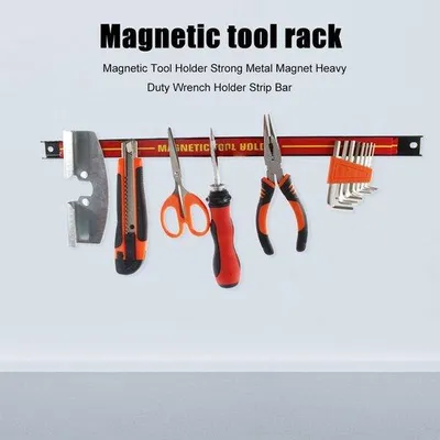 Image de Supports magnétiques pour établi - Magnétiques - Rangement d'atelier - Accessoires pour établi - Faciles à installer