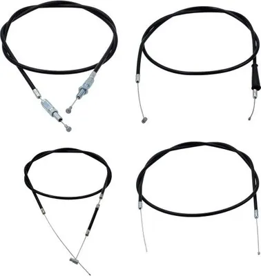 Zdjęcie produktu dla Zestaw cięgien Bowdena czarny 4-częściowy do Hercules Prima 2 4 / M 1 2 3 4 / C 1 2 3 / P1 (automatyczny)