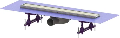 Obrázek produktu pro KESSEL 45600.61M Linearis Kompaktní sprchový žlábek