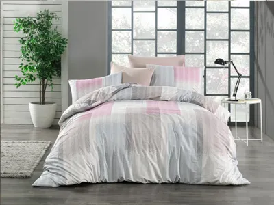 Produktbild von Spannbetttuch Baumwolle 140x220, 70x90cm Granada rosa