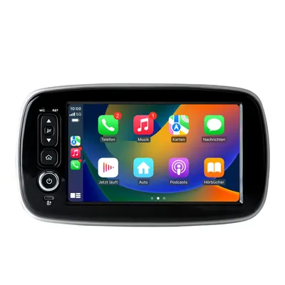 Produktbild von Android Autoradio 8 Zoll 64 GB für Smart 453 Fortwo/Forfour (2015–2020) mit CarPlay & Android Auto Navigation & Bluetooth