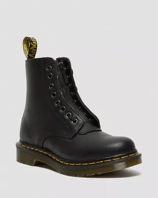 Immagine prodotto di dr. martens tronchetto e stivaletto donna dr. martens 23863001 - 1460 pascal frnt zip black