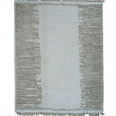 Produktbild von Teppich aus natürlicher handgefertigter Jute mit beige Reliefs 190x290