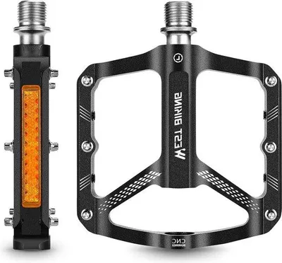 Produktbild von Famanu Fahrradpedale mit reflektierenden Streifen - 9/16 Zoll