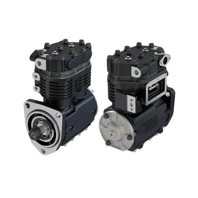 Produktbild von ROBUR BREMSE Druckluftkompressor für VOLVO 8112781, 5001711, 3018546 OEM: KZ433/6, 1188550 | B10M / MA