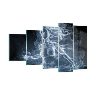 Produktbild von Bilder auf glas - Mädchen rauch nebel kunst - 100x60cm - Glasbilder - Wandbilder - Kunstdruck - zum Aufhängen bereit - Wanddekoration aus Glas - Glas Bilder - Wandbild auf Glas - GEG100x60-2646