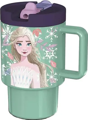 Produktbild von Kinderbecher de Kunststoffbecher mit Deckel de 530 ml de Frozen
