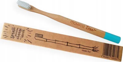 Produktbild von Mohani Bambusowa turkusowa szczoteczka do zębów Soft