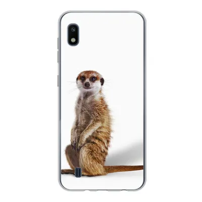 Produktbild von MuchoWow® Handyhülle Schutzhülle Hülle für Samsung Galaxy A10 Erdmännchen - Tiere - Fell Silikon Softcase Handy Hülle - Schutzhülle