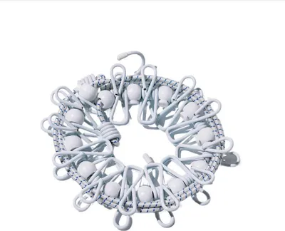 Image de INF Corde à linge de voyage portable avec pinces - Élastique et réglable