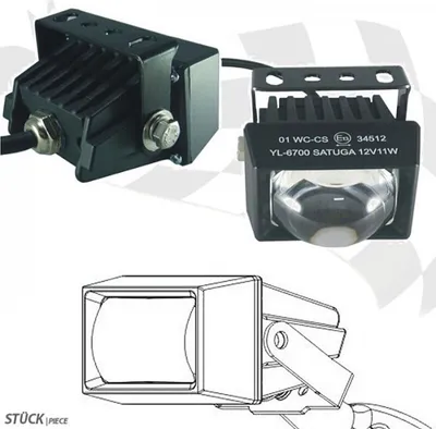 Produktbild von LED-Ellipsoidscheinwerfer Abblendlicht E13
