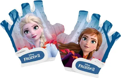 Immagine prodotto di Guanti da ciclismo Tataway Disney Frozen per bambina con palmo rinforzato e chiusura in velcro. Taglia XS (4-8 anni)