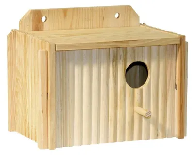 Produktbild von Kerbl Pet Nistkasten für Sittiche 21 x 13 x 13 cm