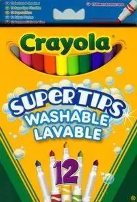 Zdjęcie produktu dla Crayola Flamastry spieralne pastelowe Supertips 12 szt