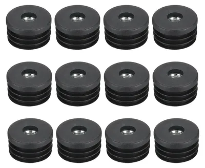 Imagen del producto de Piezas de fijación y topes para patas de sillas, redondos, de 30 mm, color , de plástico, para patas de muebles y ruedas