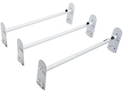 Image de VEVOR Porte-échelle de toit Porte-rails 3 pcs. 1020-1900 mm Longueur réglable Truck Rack Galerie de toit, 340 kg Capacité de charge camion Porte-bagages Racks Alliage d'aluminium Contre la rouille, la corrosion Galerie de toit