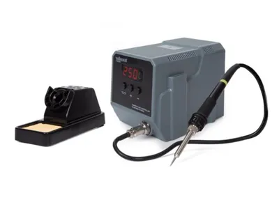 Produktbild von Velleman Lötstation 90W mit LED-Display und keramischem Heizelement, einstellbare Temperatur 50–480