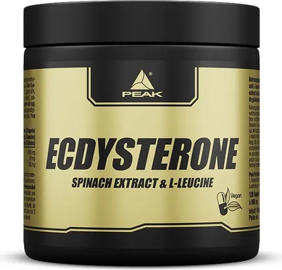 Produktbild von Ecdysteron - 120 Kapseln I Beta Ecdysteron I Spinatextrakt I pflanzliches Steroidhormon I mit Leucin I Muskelmasse I Muskelaufbau I vegan I titandioxid frei