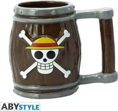 Obrázek produktu pro ONE PIECE 3D keramický hrnek - Barrel 350 ml