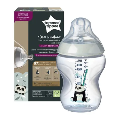 Immagine prodotto di Tommee Tippee Bottiglia decorata Panda, 260 ml
