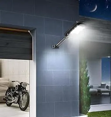 Image de PROJECTEUR DE VOIE AVEC PANNEAU SOLAIRE 12 watts - 1 200 lm - 6 000 K