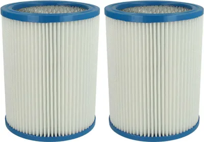 Produktbild von vhbw 2x Faltenfilter Ersatz für Fein 31322765009, 4014586261454 für Staubsauger - Patronenfilter Weiß Abwaschbar