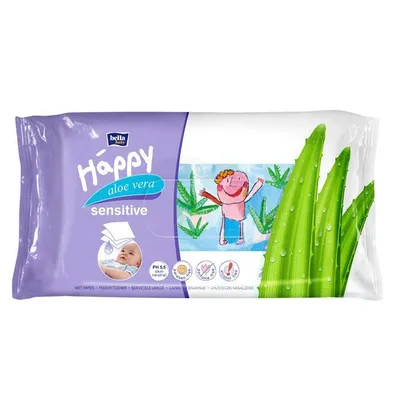 Produktbild von Bella Happy Baby Feuchttücher sensitive m.Klickv. 56 St