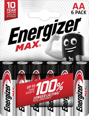 Produktbild von Energizer MAX AA-Batterien 6 Stück