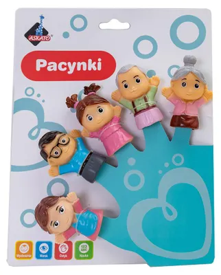 Produktbild von Fingerpuppen „Familie“ – Askato