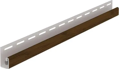 Zdjęcie produktu dla Listwa wykończeniowa do okładzin elewacyjnych, 305 cm, orzech