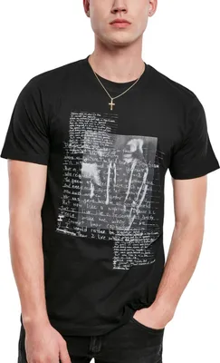 Zdjęcie produktu dla Męska koszulka Mr. Tee Tupac Lyrics Tee, czarna – XXL