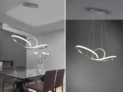 Produktbild von LED Pendelleuchte SANSA silber matt - R32751107