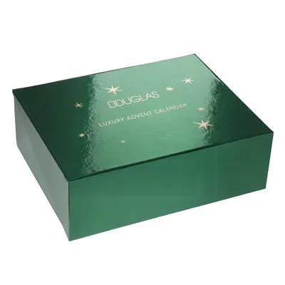 A green box with gold stars and text.