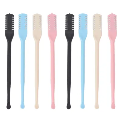 Obrázok produktu pre 8 kusov Dvojhlavý nôž na nosné chĺpky Ušný zberač Ručný bezpečnostný zastrihávač nosných chĺpkov Ušná lopatka