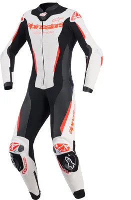 Produktbild von Alpinestars Stella GP-R7 Damen 1-Teiler Motorrad Lederkombi, weiß/schwarz/rot, 42