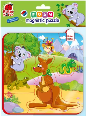 Produktbild von Schaumstoffpuzzle Tiere aus Australien Puzzle für Kinder Roter Käfer