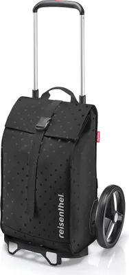 Produktbild von reisenthel citycruiser Einkaufstasche Trolley Einkaufstrolley glossy dots black MJ7075
